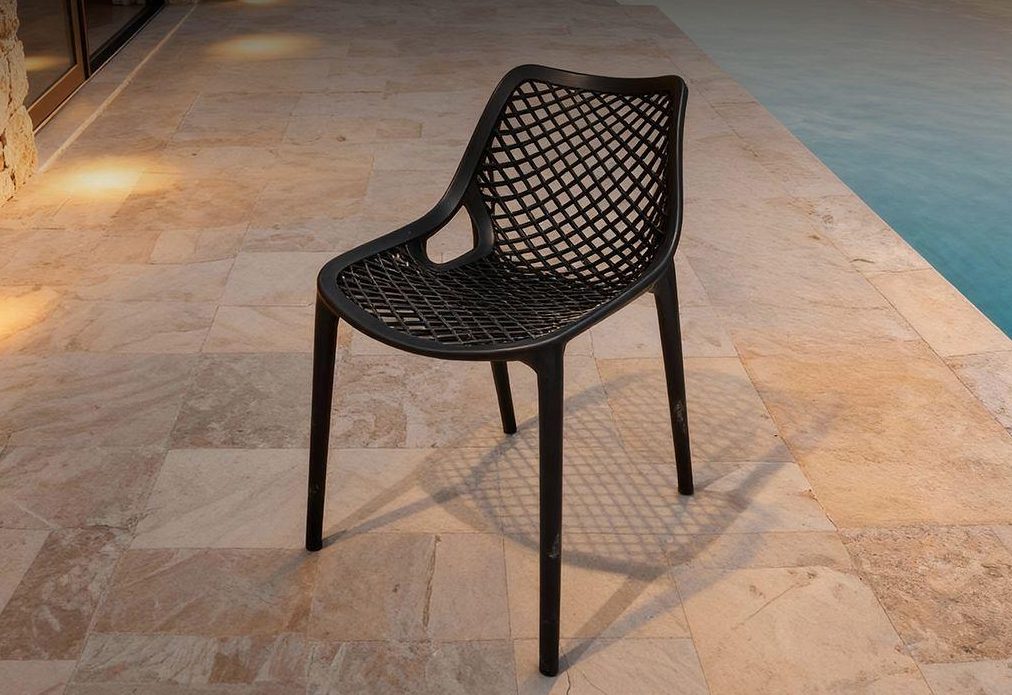 שולחן אלומיניום טקסס צבע שחור נפתח ל-2.43 מ' – תמונה 4